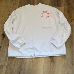 Vintage Calvin Klein crewneck sweatshirt medium no size tag White
